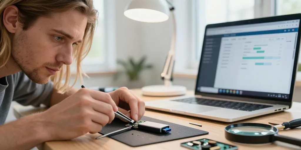 réparer cle usb