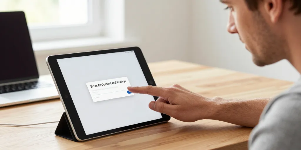réinitialiser ipad sans ordinateur